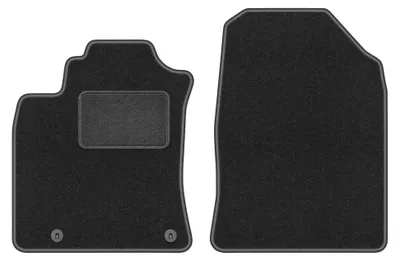 Immagine prodotto di Tappetini anteriori in moquette per Kia xCeed 2019- (crossover) – 2 pezzi, grigio grafite, su misura – Wielganizator LUX