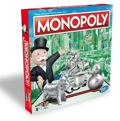 Immagine prodotto di Gioco da tavolo classico per adulti e bambini. Gioco da tavolo per famiglie, tra i classici dei giochi da tavolo. Gioco per 2-6 giocatori, adatto a partire dagli 8 anni. Confezione