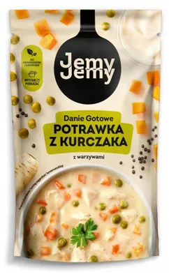 Zdjęcie produktu dla Jemy Jemy DANIE GOTOWE POTRAWKA Z KURCZAKA Z WARZYWAMI 360G
