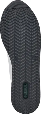 Produktbild von Remonte Damen trendiger Sneaker mit coole Schnürung und Reißverschluss D1312, Größe:37 EU, Farbe:Weiß