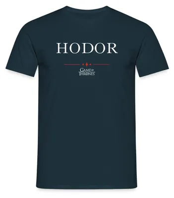 Produktbild von Spreadshirt Game Of Thrones Hodor Männer T-Shirt, L, Navy
