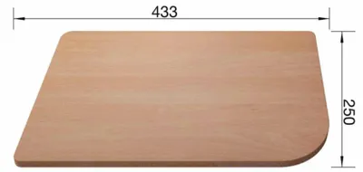 Produktbild von BLANCO 513484, Holz, Holz, 433 mm, 250 mm
