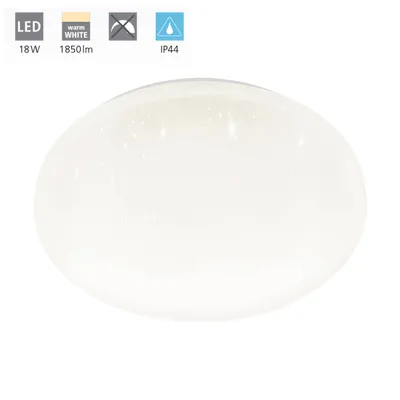 Obrázek produktu pro Eglo 900619 FRANIA-S LED nástěnné/stropní svítidlo 15W Ø310mm Bílá Teplá bílá IP44