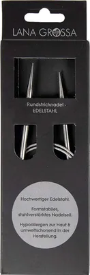 Produktbild von Lana Grossa Rundstricknadeln Edelstahl 80-12.0 mm