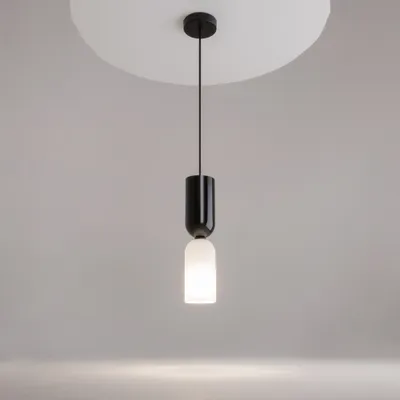 Image de Suspension Memory noir et blanc, 1xE14x40W, métal, dimensions : 232x8x8 cm, IP20, Maytoni