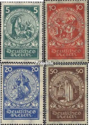 Produktbild von Briefmarken Deutsches Reich 1924 Mi 351-354 (kompl.Ausg.) gestempelt Deutsche Nothilfe