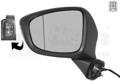 Produktbild von Van Wezel Außenspiegel links für Mazda Cx-5