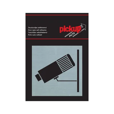 Produktbild von Strecke Alu Picto 80x80 mm CCTV