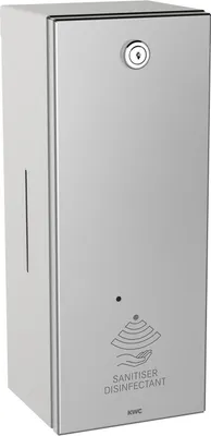 Zdjęcie produktu dla KWC AR Dozownik środka dezynfekującego, RODAN, elektryczny, stal nierdzewna, 120x295x115 mm, AP