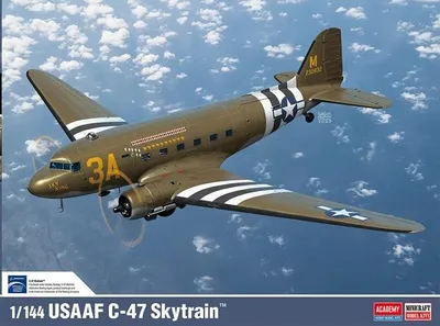 Produktbild von Academy 12633 - 1/144 USAAF C-47 Skytrain - Neu