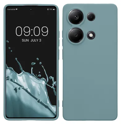 Produktbild von kwmobile Handyhülle für Xiaomi Redmi Note 13 Pro 4G Hülle - weiches Handy Silikon Case - Schutzhülle Cover - Antique Stone