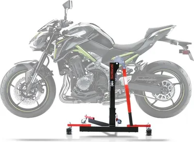 Zdjęcie produktu dla Stojak centralny CS Power Evo do Kawasaki Z 900 17-25 czerwony