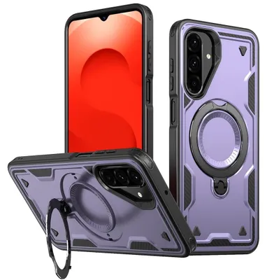 Produktbild von Samsung Galaxy A26 Hülle - Coverup Armor Back Cover met MagSafe Compatible Kickstand - Violett
