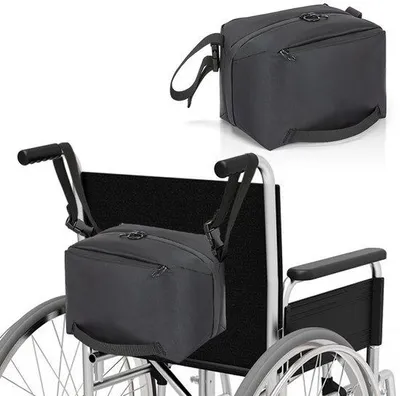 Image de Sacs pour fauteuils roulants, sacs pour fauteuils roulants, sacs de rangement pour fauteuils roulants et accessoires pour déambulateurs, fauteuils roulants et chaises de transport.