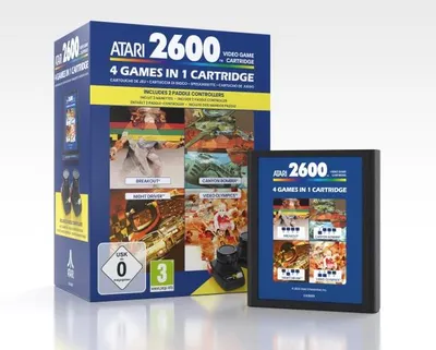 Produktbild von Atari 2600+ 4 in 1 Game Cartridge and Paddle Pack