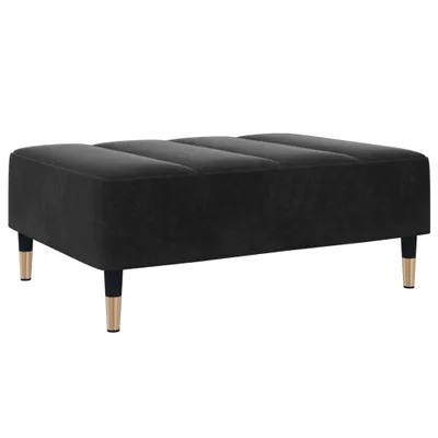 Produktbild von Fußhocker Schwarz 77x55x31 cm Samt