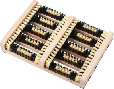 Produktbild von Houten Schoenen en Laarzen Voetveger met Borstels 35x26x5,5 cm