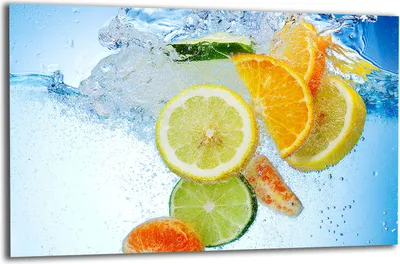 Produktbild von Herdabdeckplatte Glaskeramikkochfeld-Abdeckung Spritzschutz Glas 80x52 Zitrone