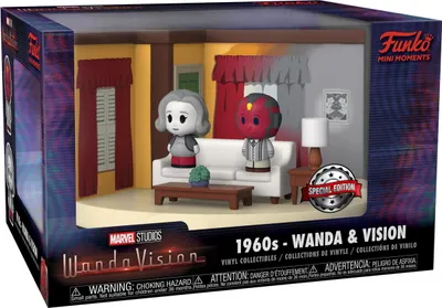 Produktbild von Marvel Studios Wanda Vision - 1960s Wanda & Vision  Special Edition - Funko Mini Moments - Vinyl Figur