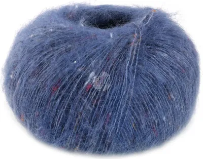 Produktbild von Lana Grossa - Natural Superkid Tweed 0619 dunkelblau