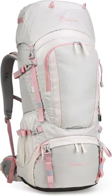 Produktbild von Famanu Rucksack 60 Liter - Outdoor-Rucksack mit Regenhülle