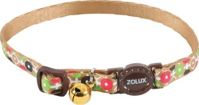 Produktbild von Katzenhalsband ZOLUX - Braun - Nylon - Verstellbar 520028CHO