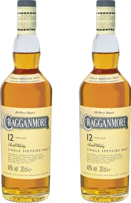 Obrázok produktu pre Cragganmore 12 Years / Jahre, 2s, single malt, whisky, škótska, alkohol, alkoholický nápoj, fľaša, 40%, 200 ml, 701742