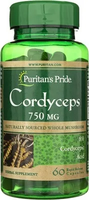 Immagine prodotto di Cordyceps - 750 mg 60 capsule Puritans Pride