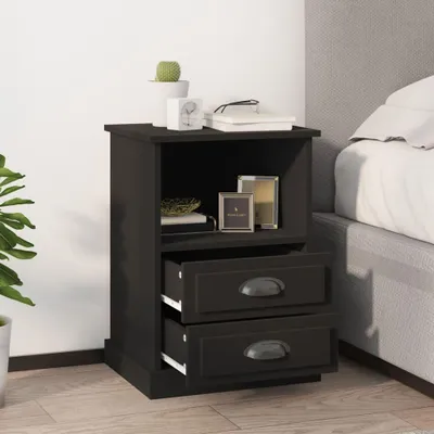 Obrázok produktu pre vidaXL Nočné stolíky 2 ks čierne 43x36x60 cm