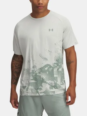 Productafbeelding van Under Armour heren T-shirt, model Ua M Tech Fade Ss, artikelnummer 1390209-377, maat SM