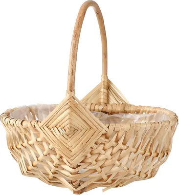 Produktbild von Handheld -Blumenkorb wasserdichtes Webanordnung Rattan Rustikal handgefertigt