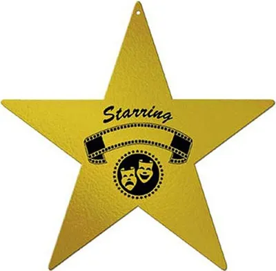 Produktbild von Hollywood Stern Raumdeko 30cm