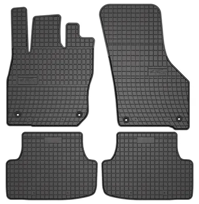 Produktbild von Gummi-Fußmatten für Audi A3 8Y MHEV 2020- – 4-tlg, Schwarz, passgenau – Wielganizator SolidPRO