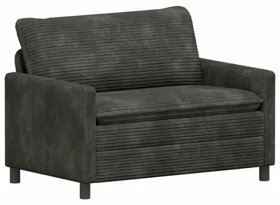 Obrázek produktu pro vidaXL Pohovka antracitová 126 x 81 x 87,5 cm polyester