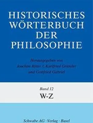 Produktbild von Historisches Wörterbuch der Philosophie W-Z
