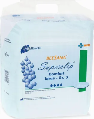 Produktbild von 60 Superslip Extra - Inkontinenzwindel - Gr. L - Einmalunterwäsche - Auslaufschutz