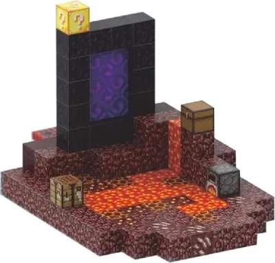 Image de Briques magnétiques, briques de construction - 128 pcs. Scénario complet ! - T058 - Portail souterrain