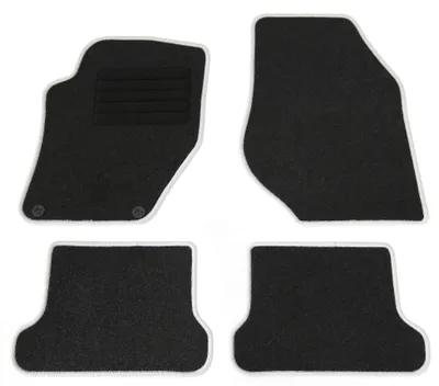 Produktbild von Fußmatten-Set für Citroen C4, 11/2010-12/2014, 4-teilig, Schwarz