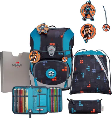 Obrázok produktu pre DerDieDas ErgoFlex Tiny Ninja Fighter 5-dielna školská taška