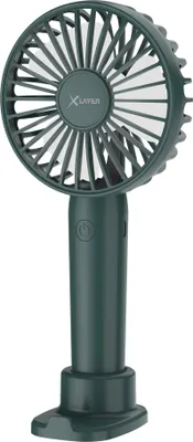 Produktbild von Xlayer Handventilator Tischventilator tragbar wiederaufladbar Handyhalterung