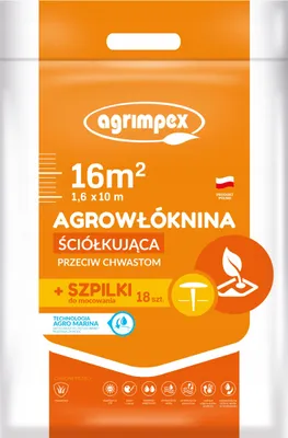 Obrázok produktu pre Agrowłóknina ściółkująca biała 1,6 x 10 m