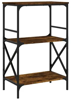 Obrázok produktu pre Knižnica s 3 policami z duba, rozmer 59 x 35 x 90,5 cm