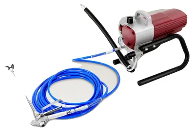 Obrázok produktu pre Bezvzduchový striekací prístroj na farby na steny, 1800 W, maximálny prietok 1,8 l/min, vhodný na farby na drevo a kov, nastaviteľný tlak striekania