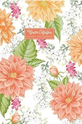 Produktbild von Dekoratives Notizbuch 143x210/64K kariert Blumen