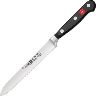 Image de Couteau tout usage Wusthof Classic à lame dentelée 12,7 cm