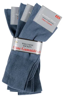 Produktbild von Wowerat 3er-Pack Modal-Strümpfe jeansblau