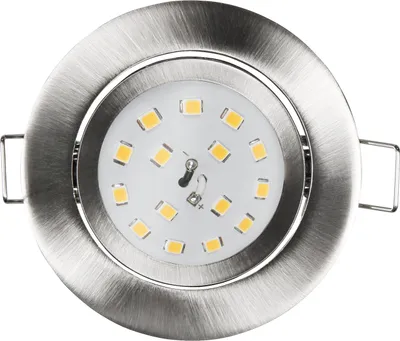 Produktbild von LED Einbauleuchte McShine "Slim", 82x27mm, 5W, 400lm, 3000K, Edelstahl gebürstet