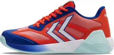 Produktbild von Hummel Algiz 25ICON Indoor Handballschuhe Sneaker rot/blau/weiß 228058-3217, Schuhgröße:44.5 EU