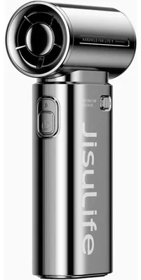 Obrázek produktu pro JisuLife Life 9, přenosný ventilátor, 5 rychlostí, kapacita baterie 5000 mAh, chrom