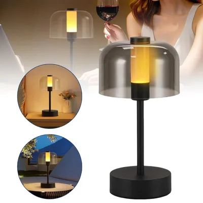 Produktbild von Touch Control Tischlampe Kabellos Tischleuchte Dimmbar LED Nachttischlampe Deco
